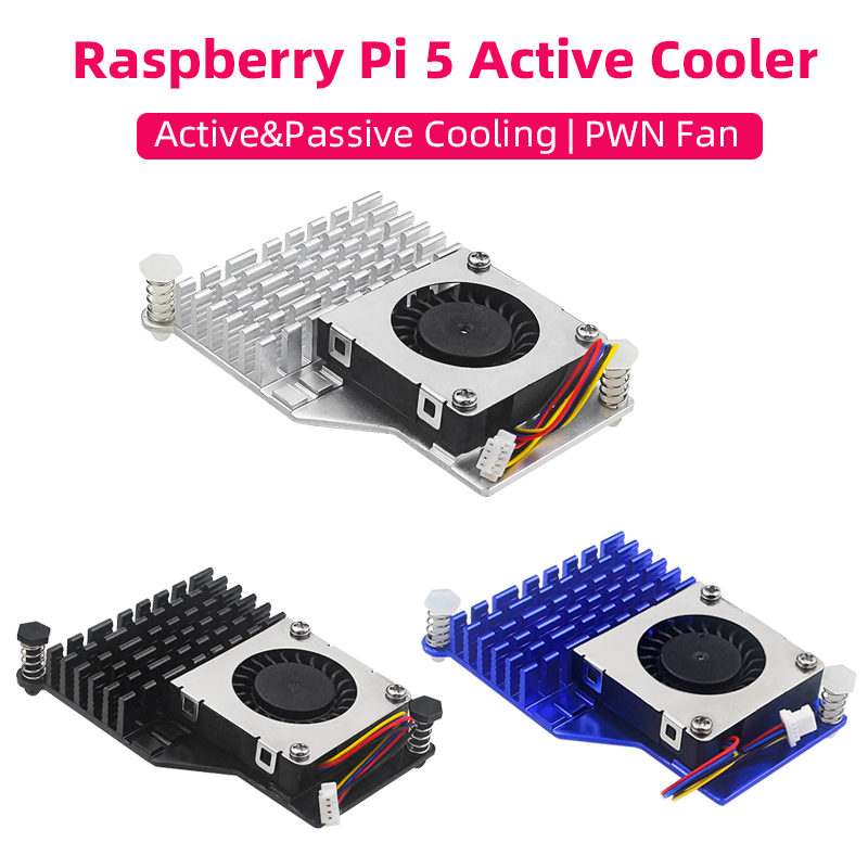 Raspberry Pi Water Cooling Kit - Raspberry Pi 5 Radiator pendingin aktif