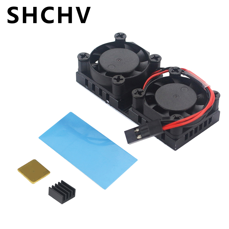 Raspberry Pi Water Cooling Kit - Raspberry Pi 4 Kipas Ganda dengan