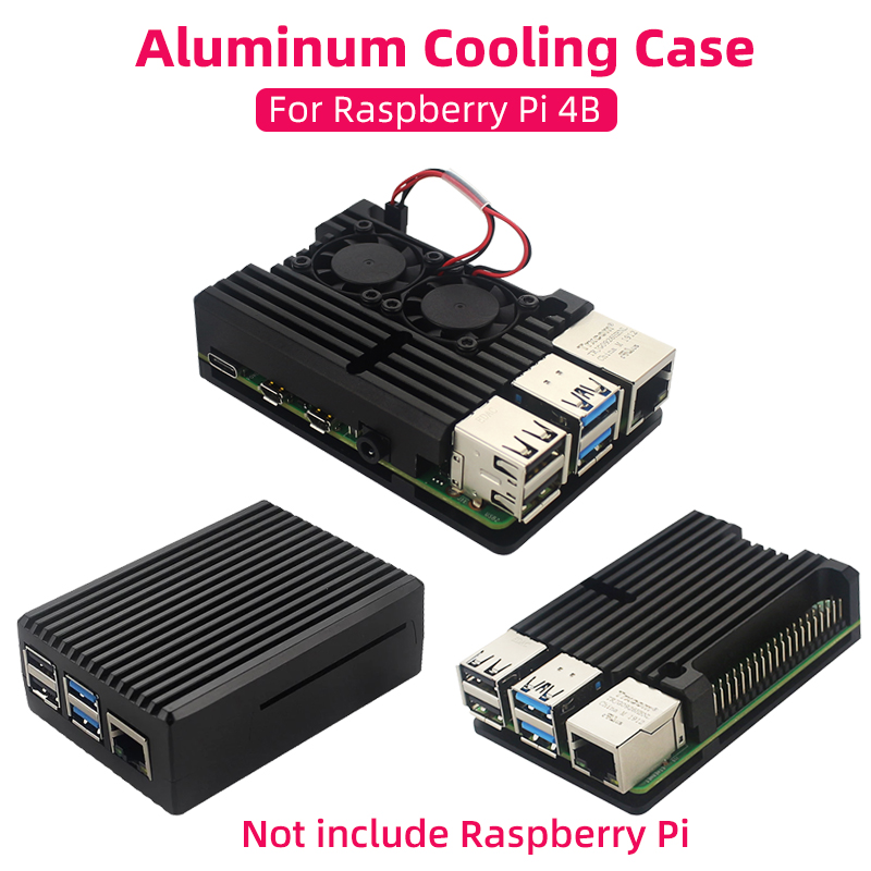 Raspberry Pi Water Cooling Kit - Casing Aluminium untuk Raspberry Pi 4