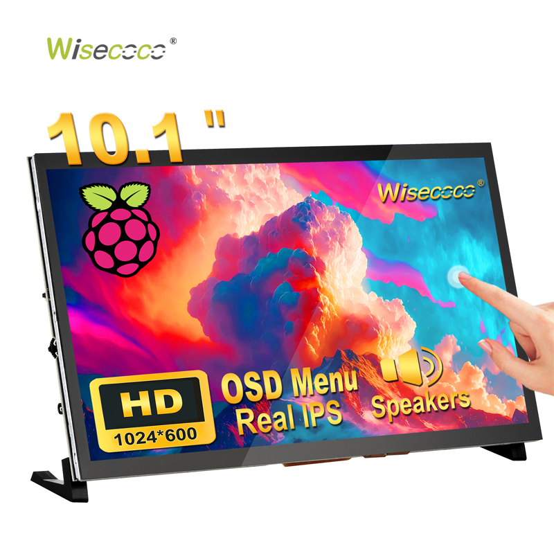 Raspberry Pi 10.1 Inch Capacitive Touch Screen Ips - Layar Sentuh LCD Panel IPS HD