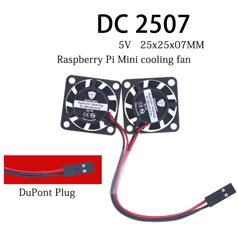 Raspberry Pi Water Cooling Kit - Kipas pendingin DC 5V 0,11a 2507