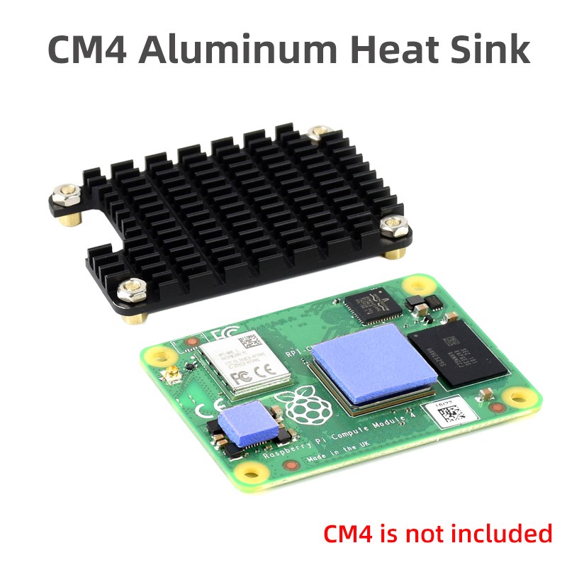 Raspberry Pi Water Cooling Kit - Tinta Panas Paduan Aluminium untuk Raspberry
