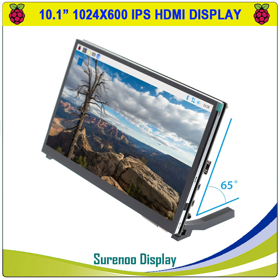 Raspberry Pi 10.1 Inch Capacitive Touch Screen Ips - Layar Monitor Modul LCD TFT IPS