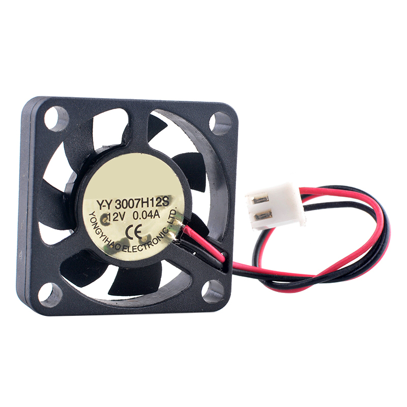 Raspberry Pi Water Cooling Kit - Y-Y kipas pendingin ultra-hening 3007H12S, 3cm