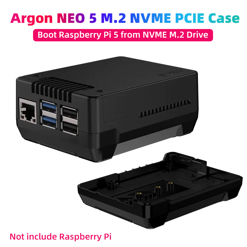 Argon One V3 M.2 Nvme Case - Argon NEO casing Raspberry Pi 5,