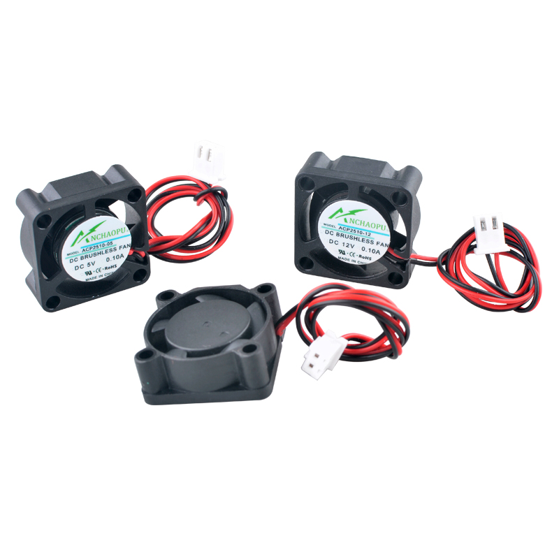 Raspberry Pi Water Cooling Kit - ANCHAOPU Kipas 2.5Cm 25Mm 25X25X10Mm DC5V/12V/24V