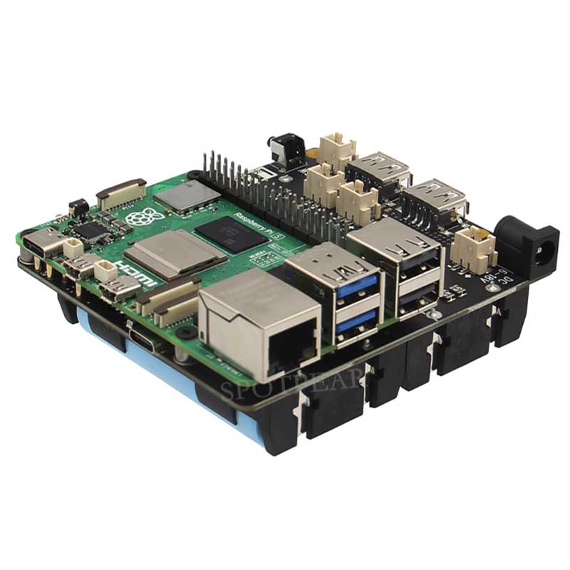 Raspberry Pi Uninterrupted Power Supply Ups 18650 - X1202 Raspberry Pi 5 UPS papan