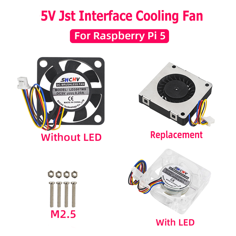 Raspberry Pi Water Cooling Kit - Kipas pendingin 5V, kipas pendingin JST