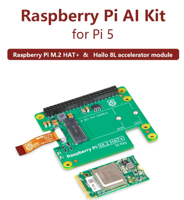 Raspberry Pi Ai Kit Hailo-8L - Kit AI Resmi Raspberry Pi 5