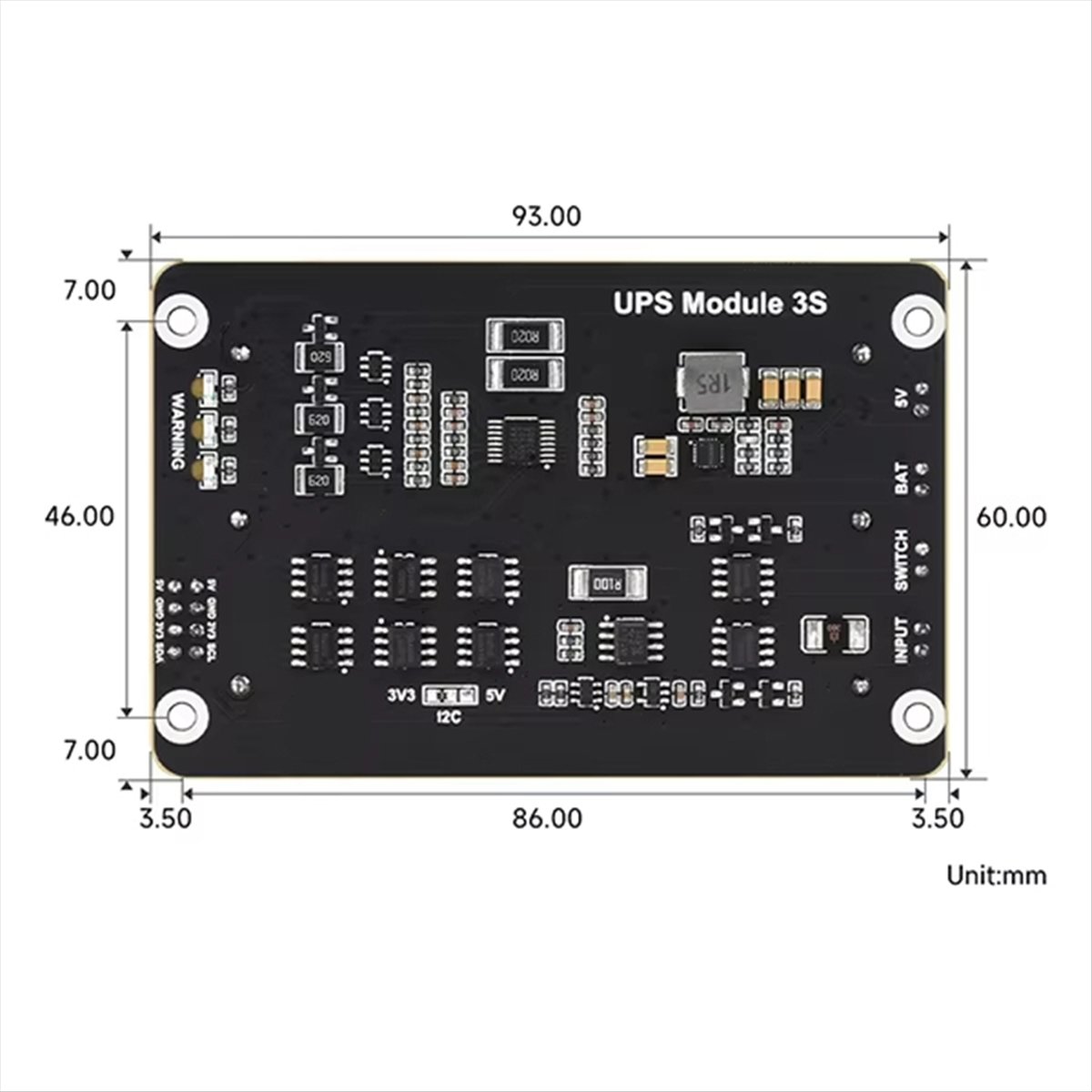 Raspberry Pi Uninterrupted Power Supply Ups 18650 - Persevering- Untuk Raspberry Pi 5 UPS