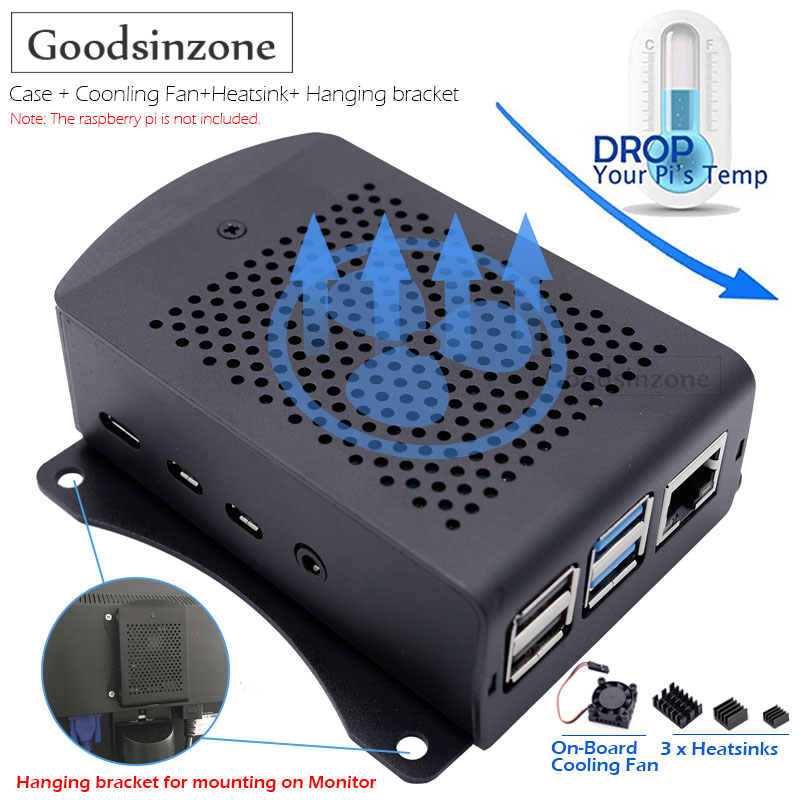 Raspberry Pi 4 Model B Alumini - Argon One V3 M.2 Nvme Case ulasan dan harga