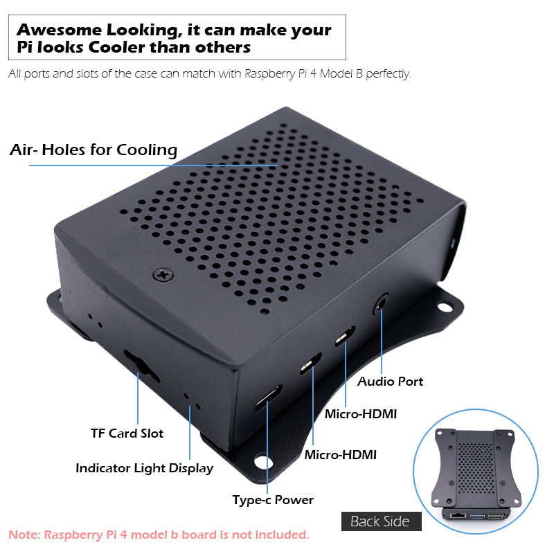 Raspberry Pi 4 Model B Alumini - Argon One V3 M.2 Nvme Case ulasan dan harga