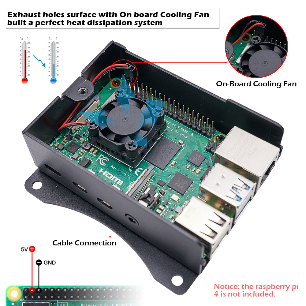Raspberry Pi 4 Model B Alumini - Argon One V3 M.2 Nvme Case ulasan dan harga