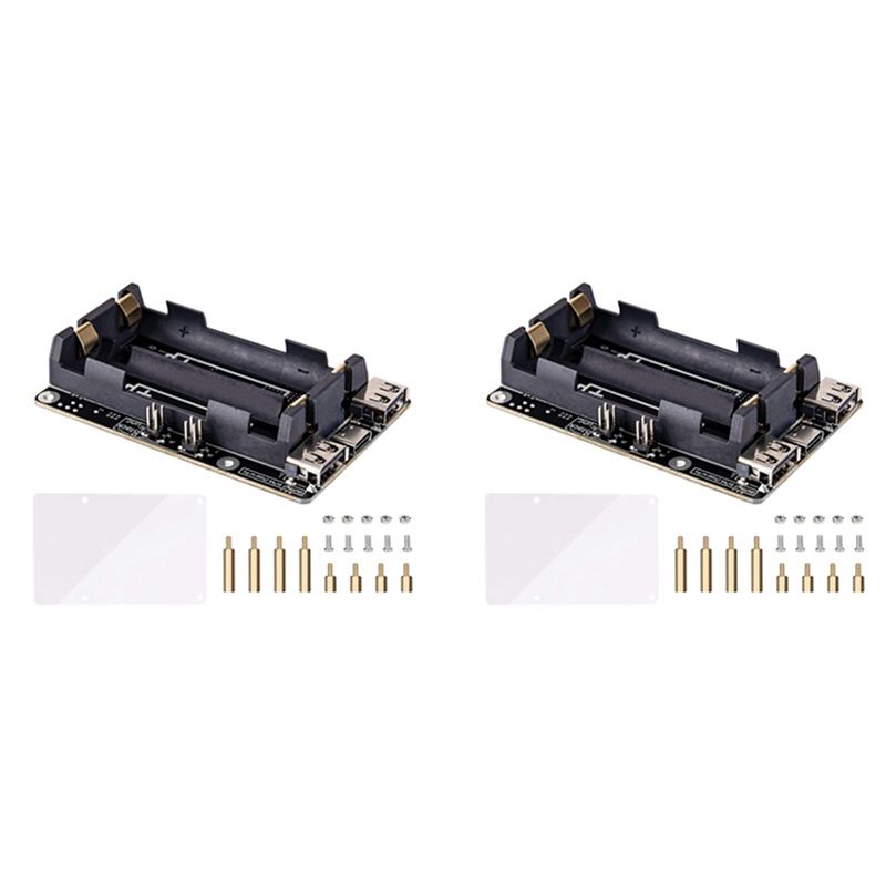 AA08-2X Untuk Raspberry Pi 4 U - Raspberry Pi Uninterrupted Power Supply Ups 18650 ulasan dan harga