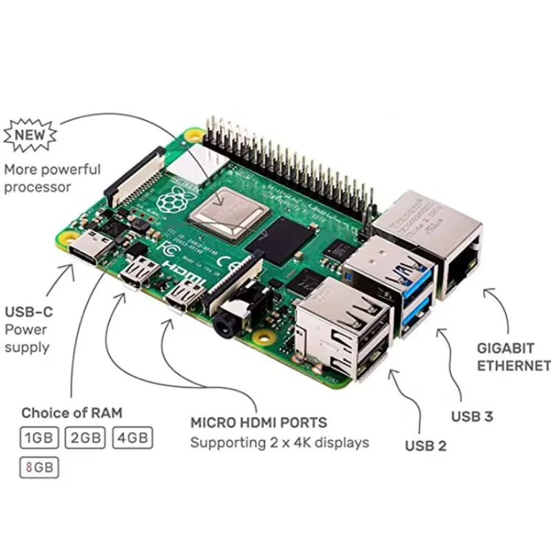 2026 Panas! Lorida Raspberry P - Raspberry Pi 4 8Gb Ram Kit ulasan dan harga
