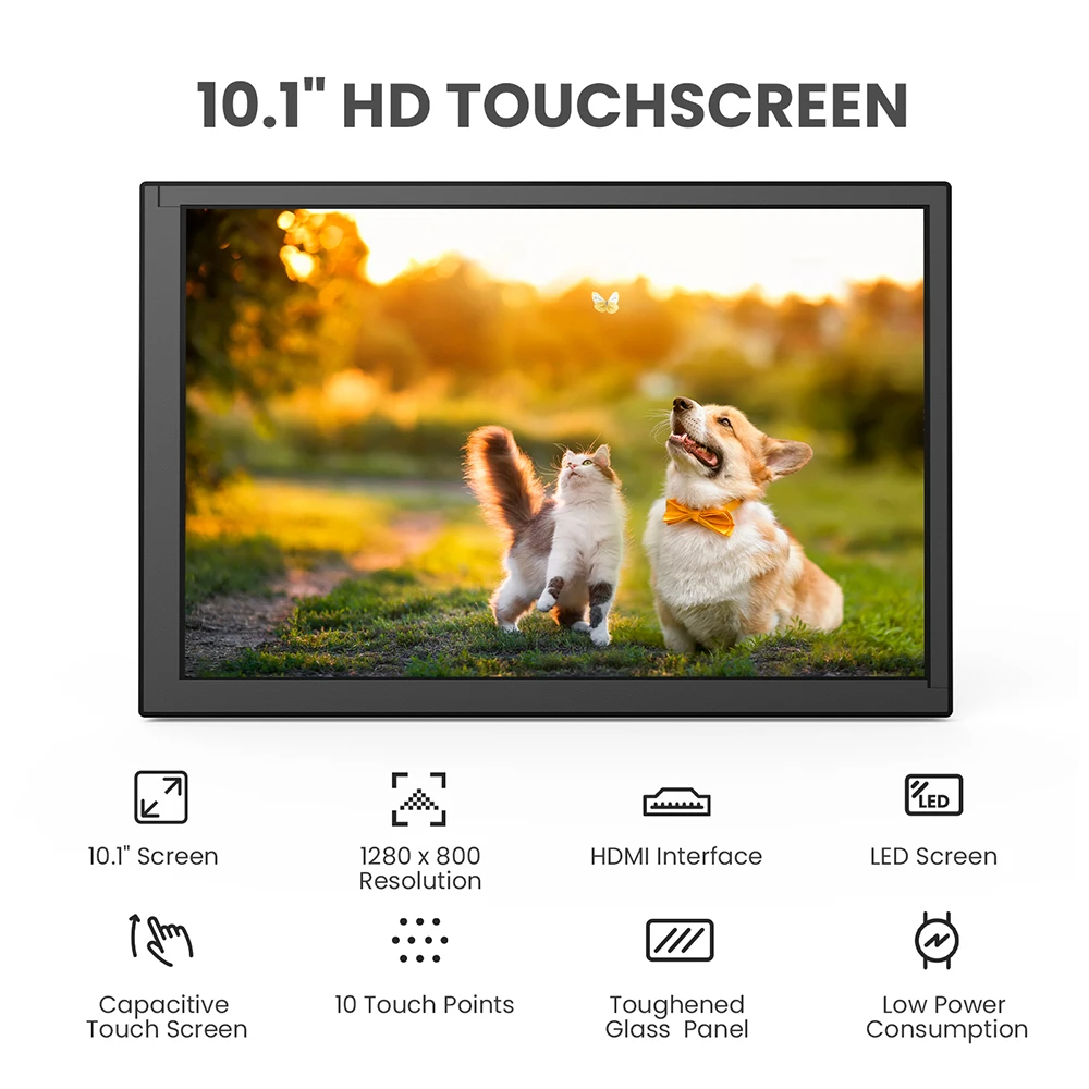 Eyoyo Layar Sentuh Kapasitif 1 - Raspberry Pi 10.1 Inch Capacitive Touch Screen Ips ulasan dan harga