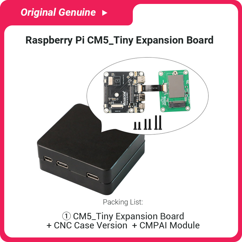 Kit Lengkap CM5 Tiny dengan Mo - Raspberry Pi Ai Kit Hailo-8L ulasan dan harga