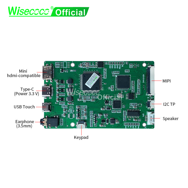 Wisecoco Tablet Display LCD IP - Raspberry Pi 10.1 Inch Capacitive Touch Screen Ips ulasan dan harga
