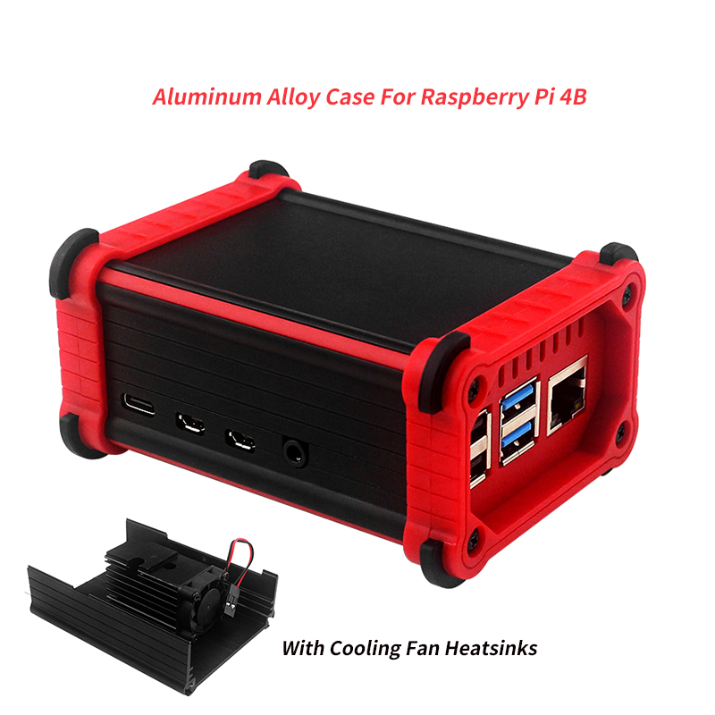 Casing Aloi Aluminium Raspberr - Argon One V3 M.2 Nvme Case ulasan dan harga