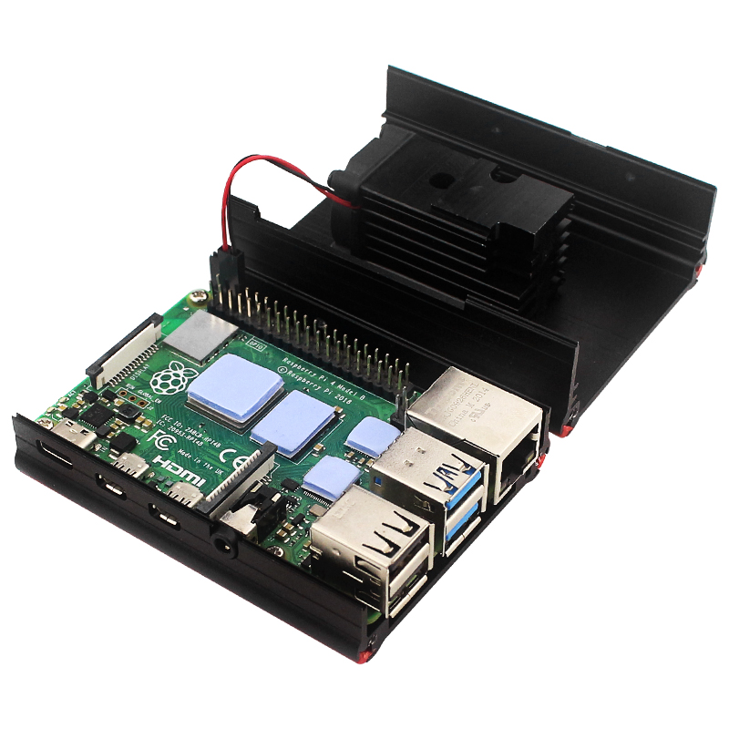 Casing Aloi Aluminium Raspberr - Argon One V3 M.2 Nvme Case ulasan dan harga