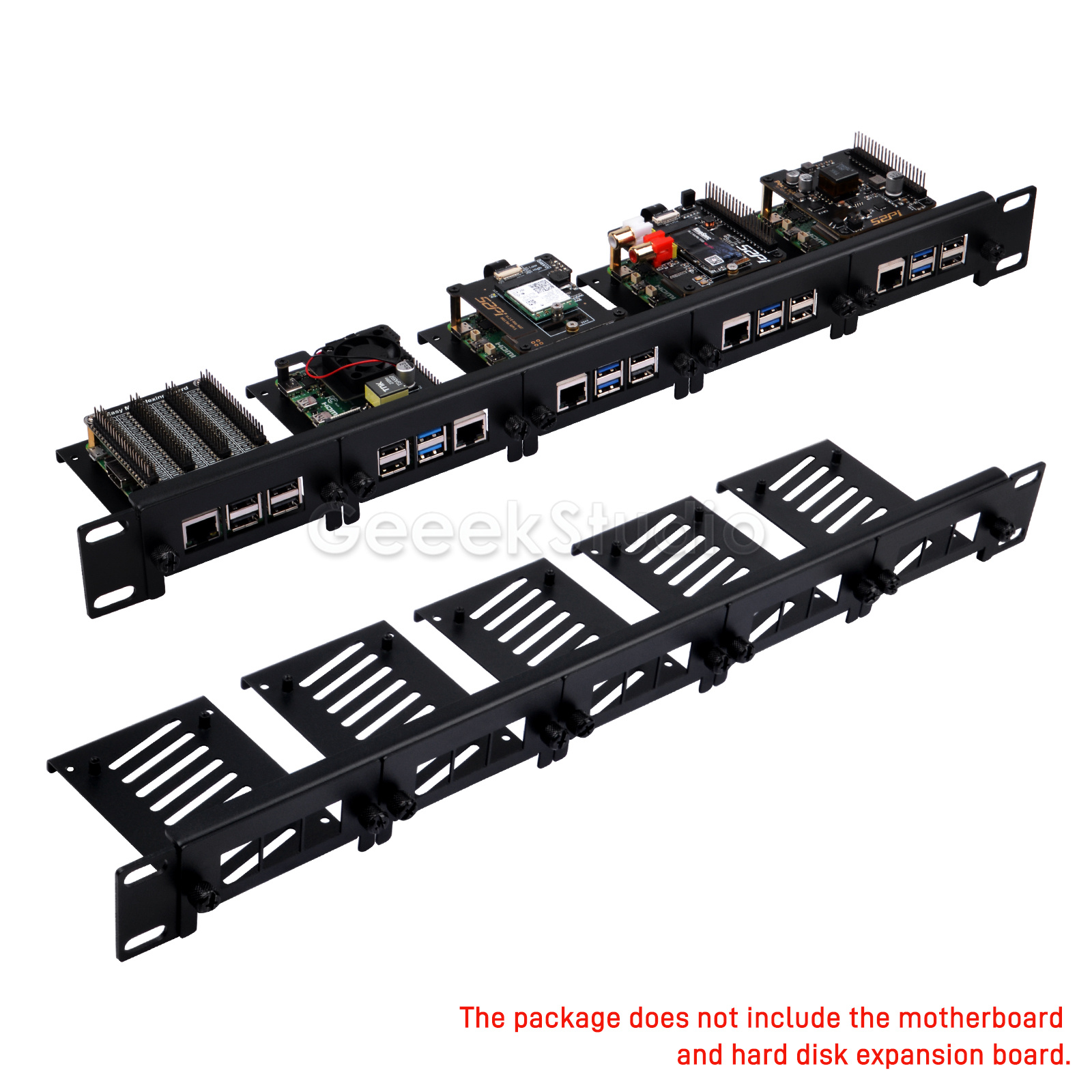 Dudukan Rak 1U untuk Raspberry - Raspberry Pi Rackmount 1U 19 Inch ulasan dan harga