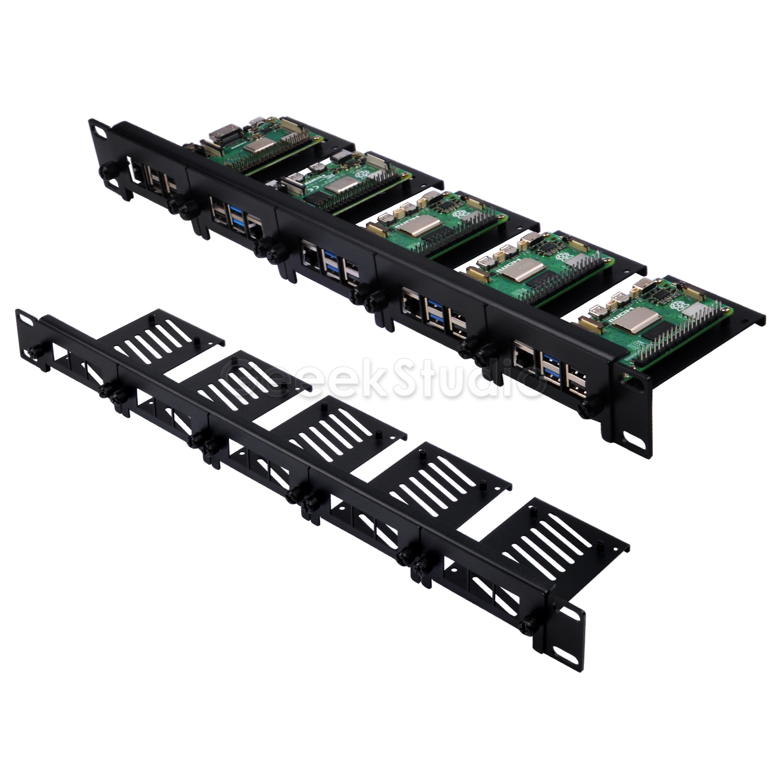 Dudukan Rak 1U untuk Raspberry - Raspberry Pi Rackmount 1U 19 Inch ulasan dan harga
