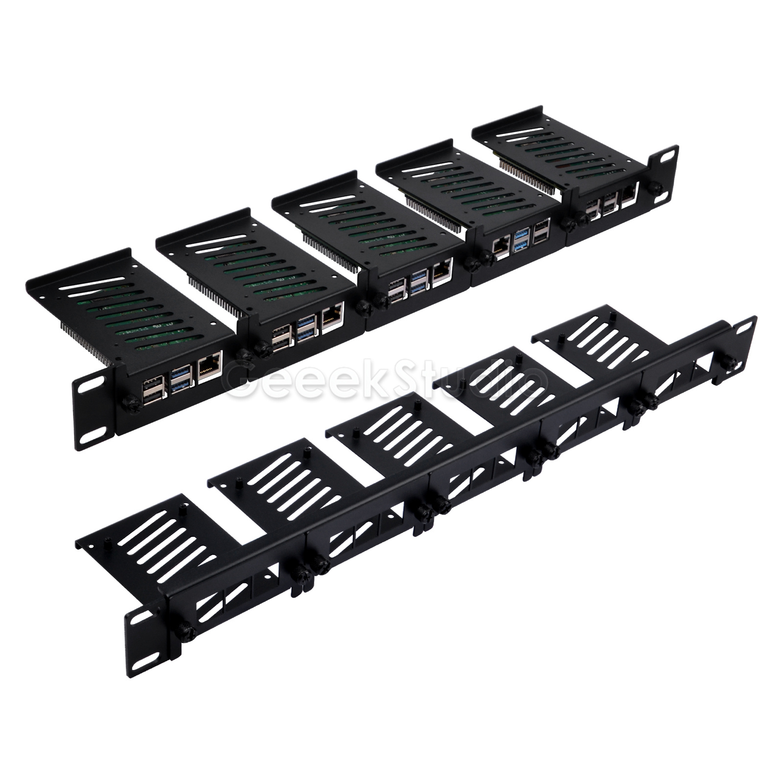 Dudukan Rak 1U untuk Raspberry - Raspberry Pi Rackmount 1U 19 Inch ulasan dan harga