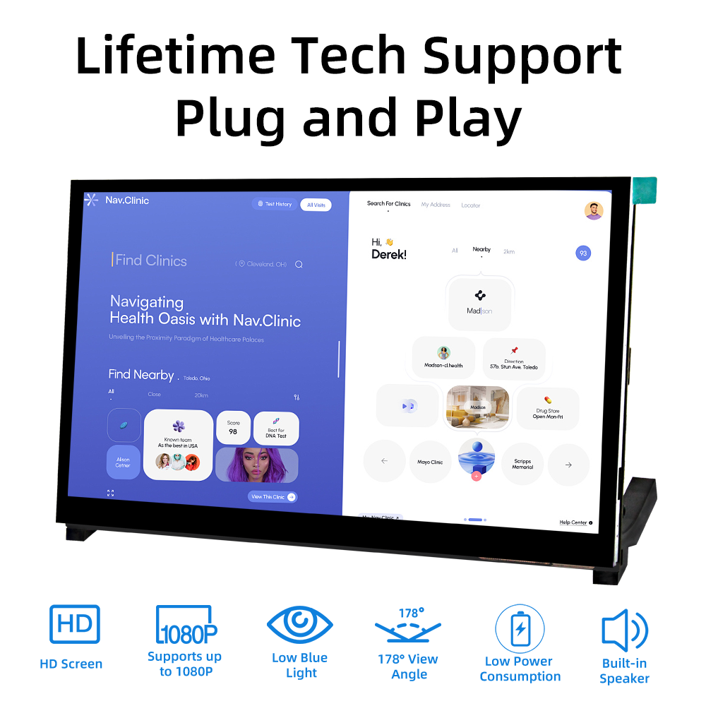IPistBit layar sentuh kapasiti - Raspberry Pi 10.1 Inch Capacitive Touch Screen Ips ulasan dan harga