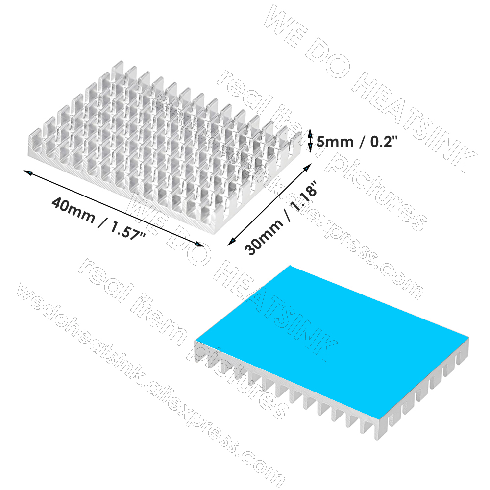 Kami Melakukan HEATSINK 30*40* - Raspberry Pi Water Cooling Kit ulasan dan harga